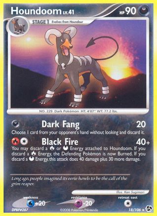 Houndoom (18) [Great Encounters] Reverse Holofoil