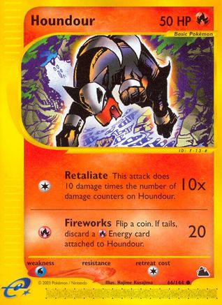 Houndour (66) [Skyridge] Reverse Holofoil