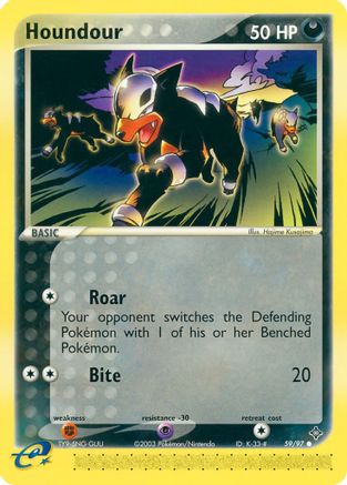 Houndour (59) [Dragon] Reverse Holofoil