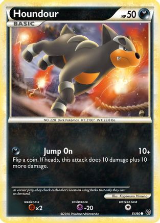Houndour (54) (54) [Undaunted] Reverse Holofoil