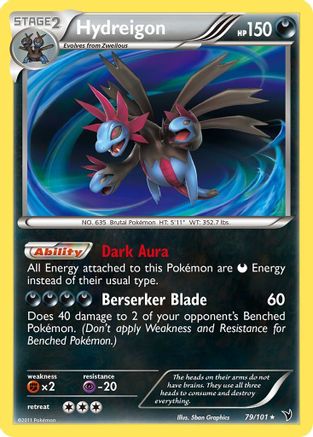 Hydreigon (79) [Noble Victories] Holofoil