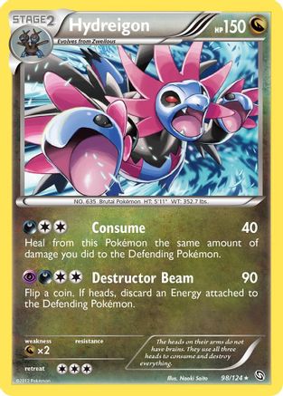 Hydreigon (98) (98) [Dragons Exalted] Reverse Holofoil