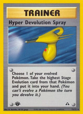 Hyper Devolution Spray (73) [Neo Discovery] 1st Edition
