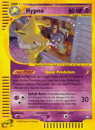 Hypno (H12) (H12) [Aquapolis] Holofoil