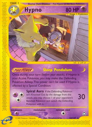Hypno (16) [Aquapolis] Reverse Holofoil