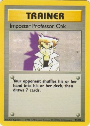 Imposter Professor Oak (73) [Base Set]