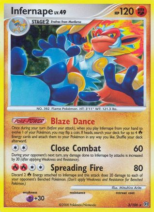 Infernape (3) [Stormfront] Holofoil