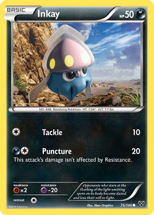 Inkay (75) (75) [XY Base Set] Reverse Holofoil