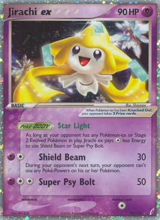 Jirachi ex (94) [Crystal Guardians] Holofoil