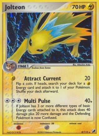 Jolteon (8) [Unseen Forces] Holofoil