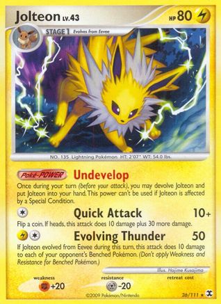 Jolteon (26) [Rising Rivals] Reverse Holofoil