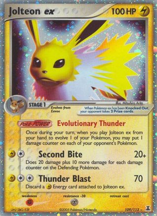 Jolteon ex (109) [Delta Species] Holofoil