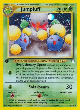 Jumpluff (9) [Neo Revelation] 1st Edition Holofoil