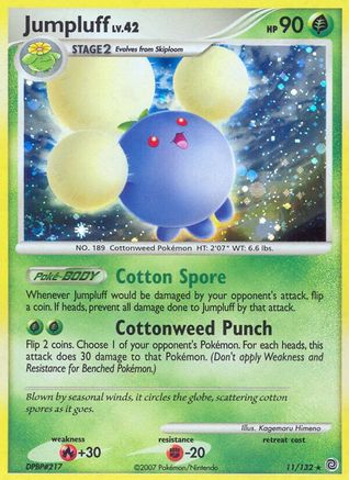 Jumpluff (11) [Secret Wonders] Reverse Holofoil