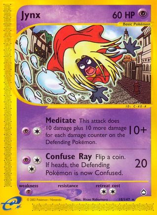 Jynx (18) [Aquapolis] Reverse Holofoil