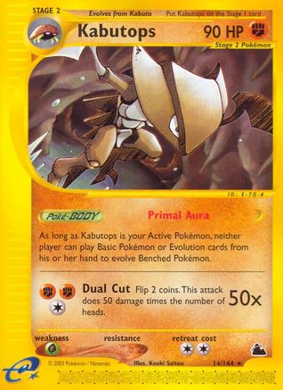 Kabutops (14) (14) [Skyridge] Reverse Holofoil