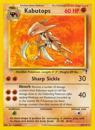 Kabutops (27) [Legendary Collection]