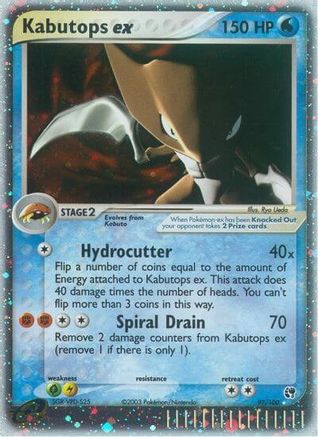 Kabutops ex (97) [Sandstorm] Holofoil