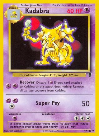 Kadabra (49) [Legendary Collection] Reverse Holofoil