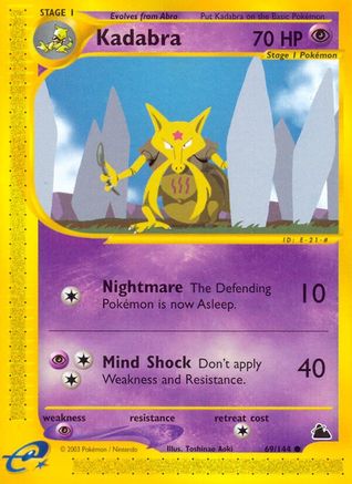 Kadabra (69) [Skyridge] Reverse Holofoil
