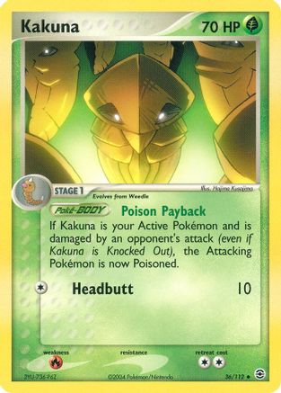 Kakuna (36) [FireRed & LeafGreen] Reverse Holofoil