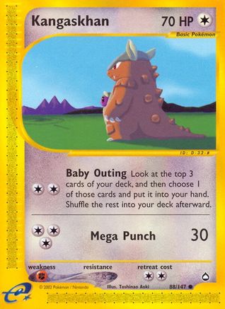 Kangaskhan (88) [Aquapolis] Reverse Holofoil