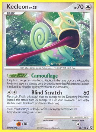 Kecleon (52) [Secret Wonders] Reverse Holofoil