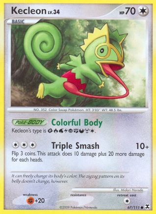 Kecleon (67) [Rising Rivals] Reverse Holofoil