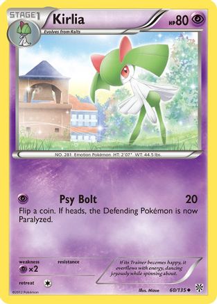 Kirlia (60) [Plasma Storm] Reverse Holofoil
