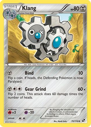 Klang (75) [Black and White] Reverse Holofoil