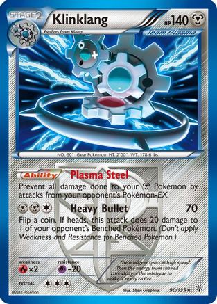 Klinklang (Team Plasma) (90) [Plasma Storm] Reverse Holofoil