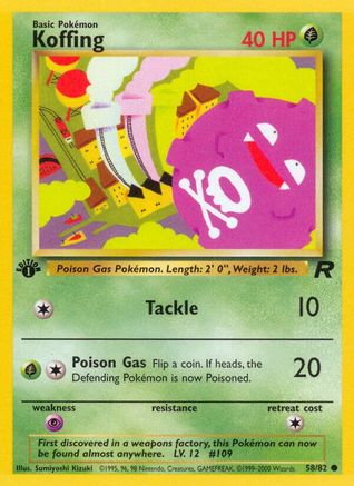 Koffing (58) [Team Rocket] Unlimited