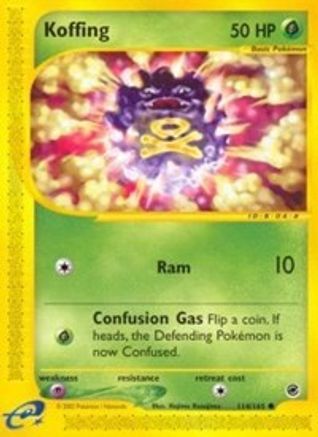 Koffing (114) [Expedition] Reverse Holofoil