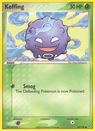 Koffing (62) [Deoxys] Reverse Holofoil