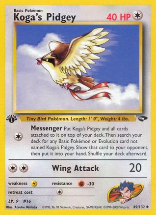 Koga's Pidgey (49) (49) [Gym Challenge] Unlimited