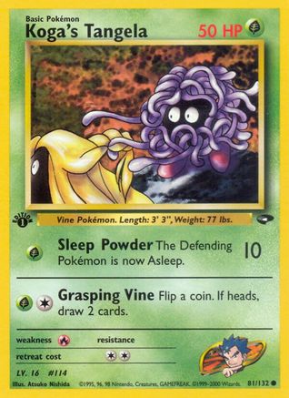 Koga's Tangela (81) [Gym Challenge] Unlimited