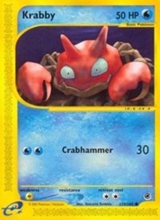 Krabby (115) [Expedition] Reverse Holofoil