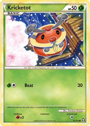 Kricketot (65) [Triumphant] Reverse Holofoil