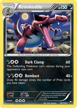 Krookodile (66) [Dark Explorers] Reverse Holofoil