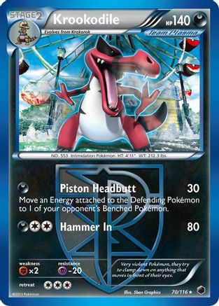 Krookodile (Team Plasma) (70) [Plasma Freeze]