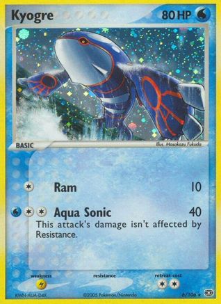 Kyogre - 006/106 (6) [Emerald] Holofoil