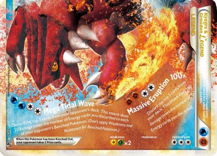 Kyogre & Groudon Legend (Bottom) (88) [Undaunted] Holofoil