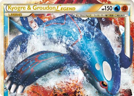Kyogre & Groudon Legend (Top) (87) [Undaunted] Holofoil
