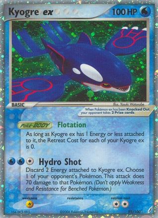 Kyogre ex (95) [Crystal Guardians] Holofoil