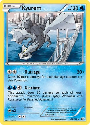 Kyurem (43) [Legendary Treasures] Holofoil