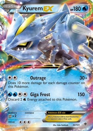 Kyurem EX (30) [Plasma Blast] Holofoil
