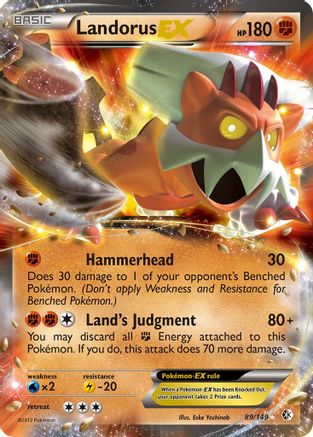 Landorus EX (89) [Boundaries Crossed] Holofoil