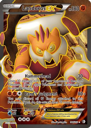 Landorus EX (144 Full Art) (144) [Boundaries Crossed] Holofoil