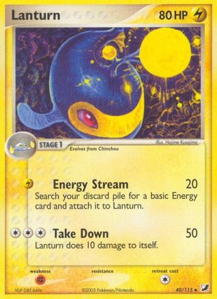 Lanturn (40) [Unseen Forces] Reverse Holofoil