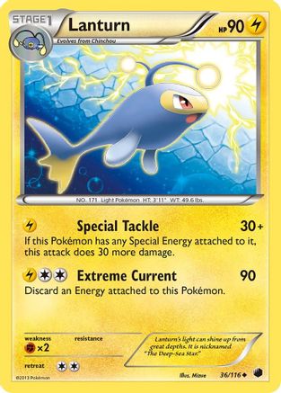 Lanturn (36) [Plasma Freeze] Reverse Holofoil